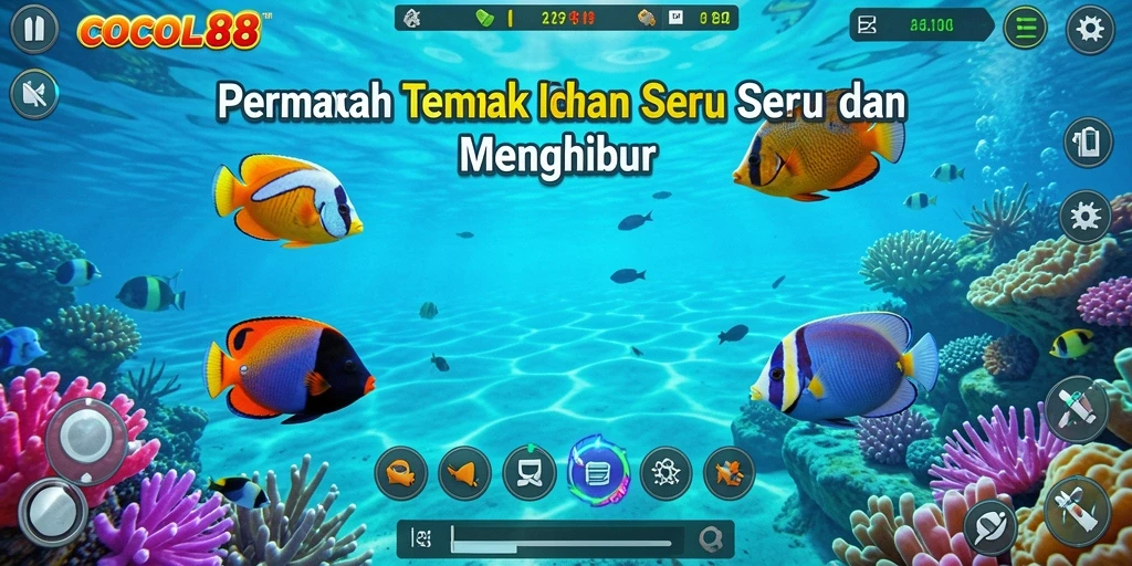 Tampilan gameplay menembak ikan yang seru di COCOL88.
