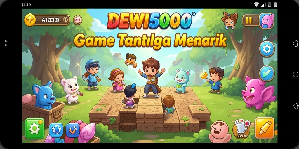 Tampilan permainan <strong>DEWI5000</strong> dengan tantangan Puzzle yang menarik.