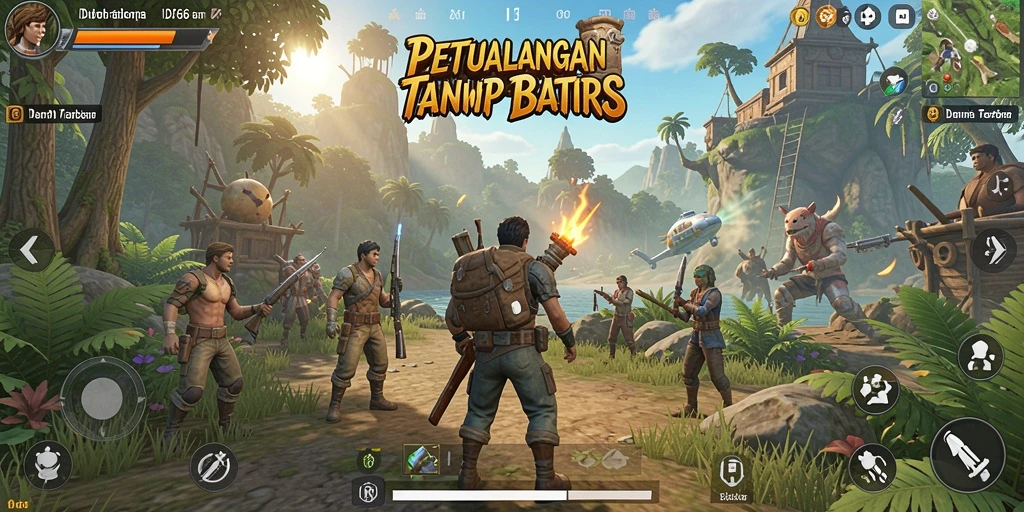 Gameplay mendebarkan di dunia terbuka ID66 dengan pemandangan yang menakjubkan.