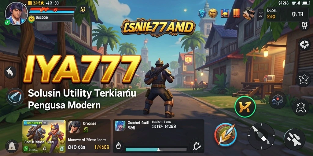 Screenshot utama IYA777 menampilkan interface aplikasi Utility yang user-friendly.