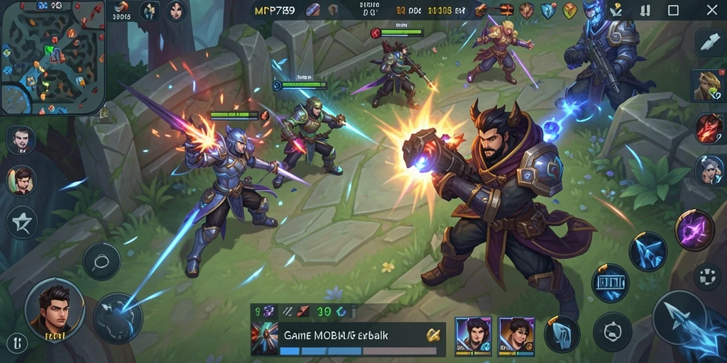 Screenshot gameplay <strong>MVP789</strong> menampilkan suasana bertarung yang mendebarkan.
