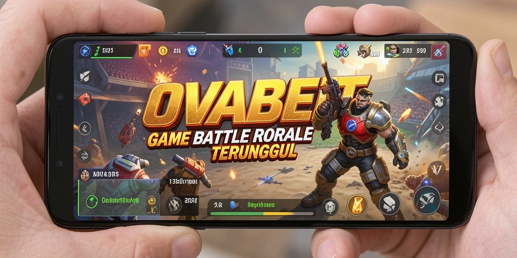 Tangkapan layar gameplay OVABET dengan aksi Battle Royale yang mendebarkan.
