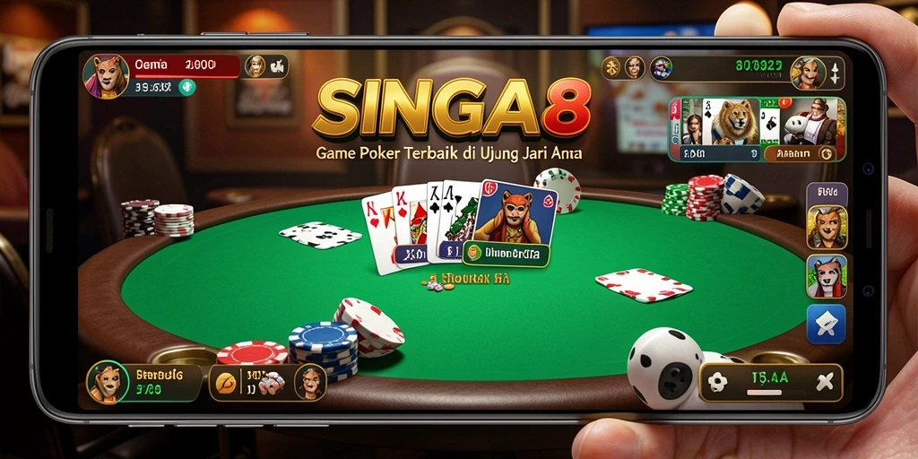 Tangkap momen seru permainan multiplayer Poker di SINGA8.